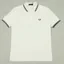 Fred Perry Twin Tipped Polo Shirt M3600 - White/French Navy
